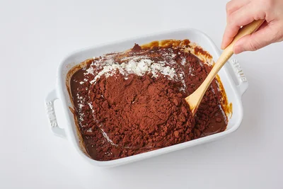 粉っぽさがなくなるまで混ぜる