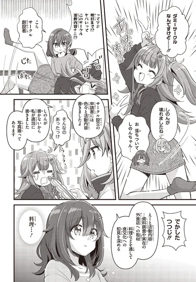 サークル設立の申請書には色々と活動内容書きましたよ