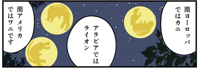 日本ではうさぎ、南ヨーロッパではカニ。シマエナガが語る世界の月の話