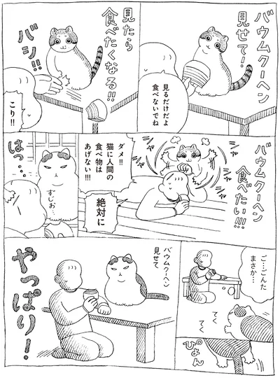 バウムクーヘン見せて！