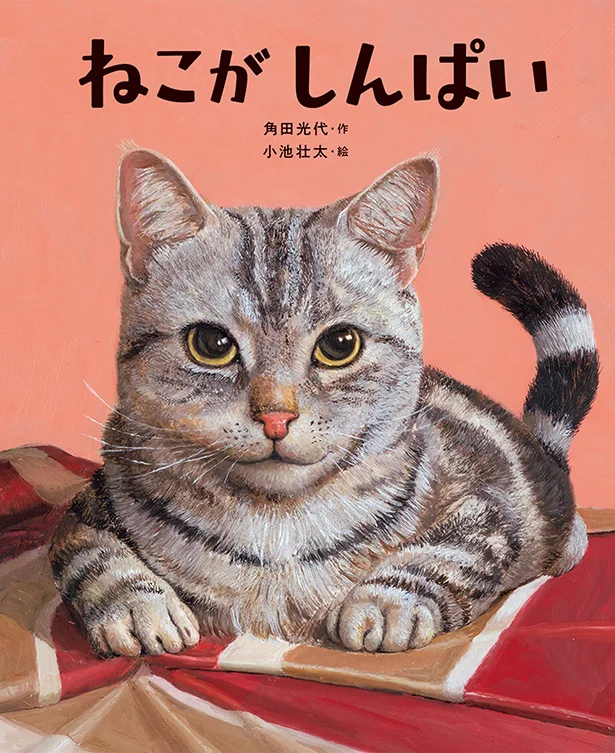 角田光代さん初の書き下ろし猫のお話の絵本『ねこがしんぱい』
