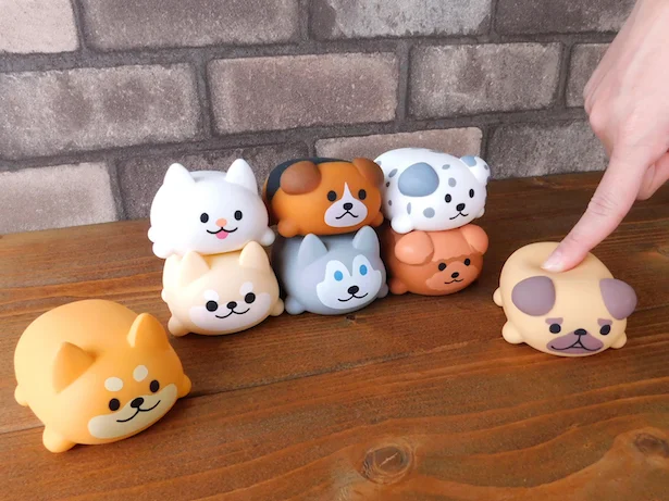 「ワン」で音遊び！ ムニュッと押して音色を奏でる犬型楽器でストレス発散