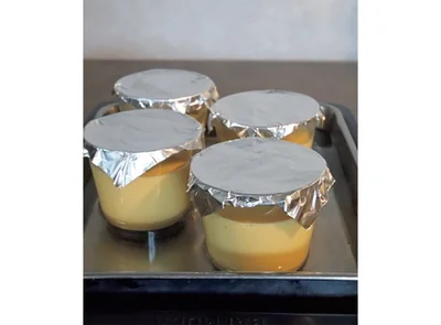 アルミホイルをかぶせて蒸し焼きにする