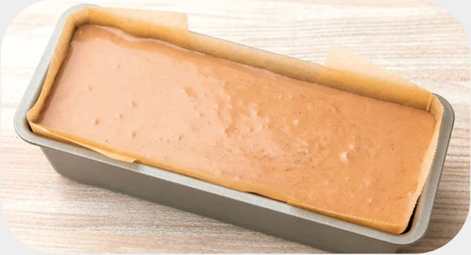 パウンド型に流して2~3時間冷やす