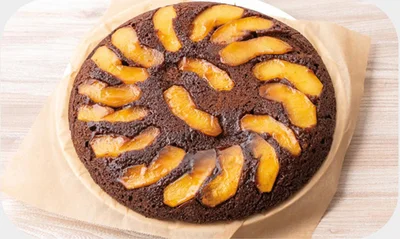 りんごが上面になるように一度皿に出す