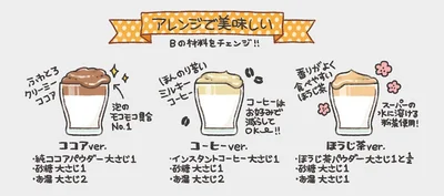 アレンジで美味しい