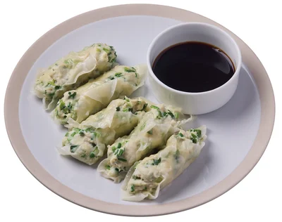 レンチンだけで完成するギルトフリーな餃子