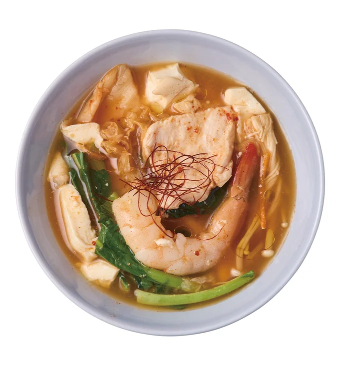 カプサイシン入りの韓国スープ