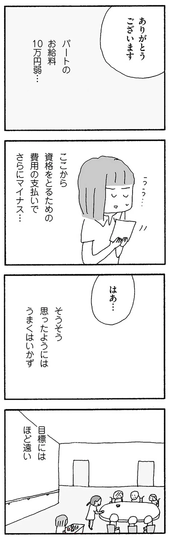  目標にはほど遠い