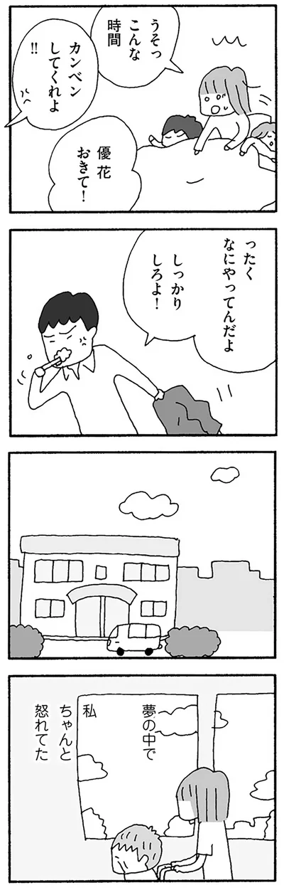 夢の中でちゃんと怒れてた