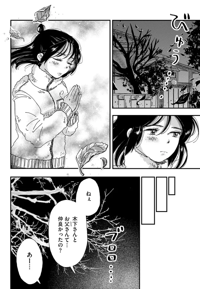 ねぇ、木下さんとお父さんて...仲良かったの？