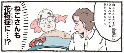 ねこさんも花粉症に…！？