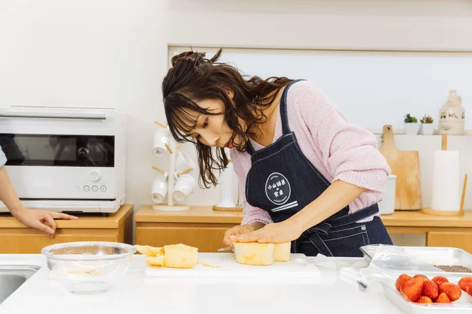 みきさんがハート型に手直し中（笑）