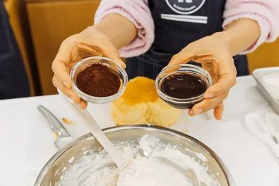 あの店のチョコレートケーキふうです！