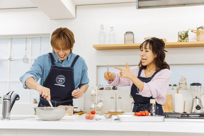 今日のテーマを思い出させる小山さん（笑）