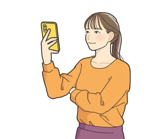 理想的なスマホの見方