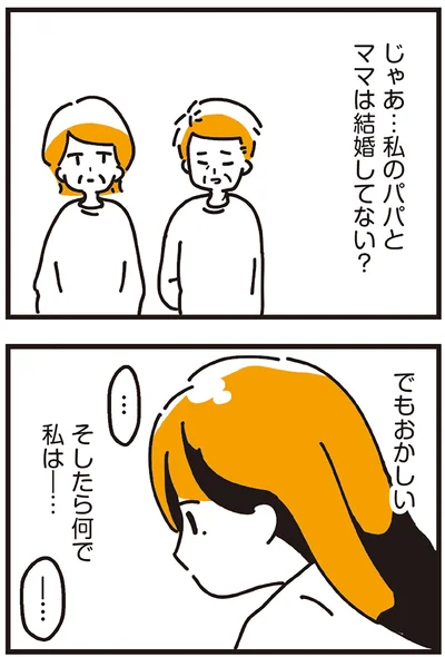 じゃあ…私のパパとママは結婚してない？