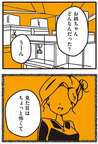 お姉ちゃんどんなんだった？