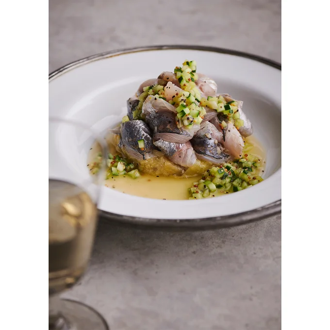 あじは短時間のマリネで爽やかに