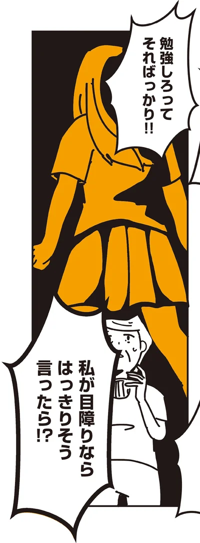 私が目障りならはっきりそう言ったら！？