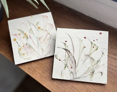 【100均材料でOK】引っ張るだけで描けるアート？！偶然が美しい「ストリングアート」って？