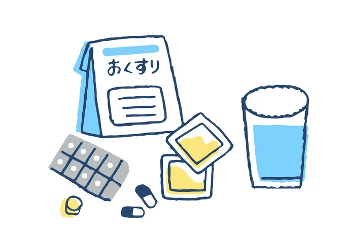 内服薬で眠くなるのが嫌なら寝る前にのむ