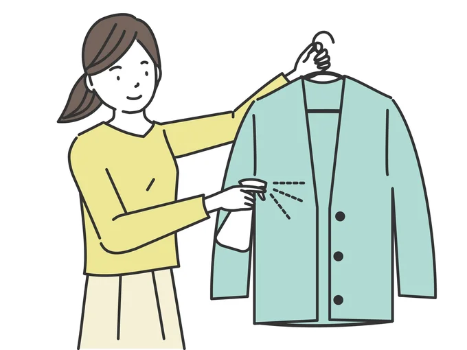 上着やコートは花粉が付着しにくい素材を選ぶ