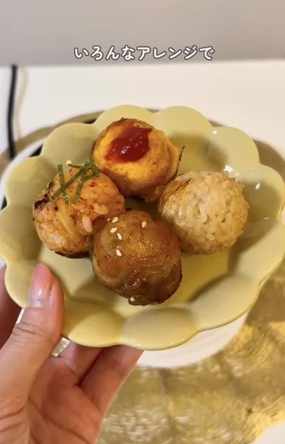 チーズ肉巻きおにぎりやオムライスおにぎりなど▶（次画像から、おなかも心も満たされる弁当屋さんのコミックエッセイ『弁当屋さんのおもてなし』が読めます）