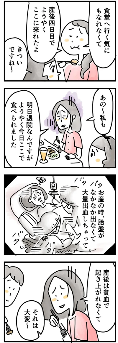 大量出血でふらふらに