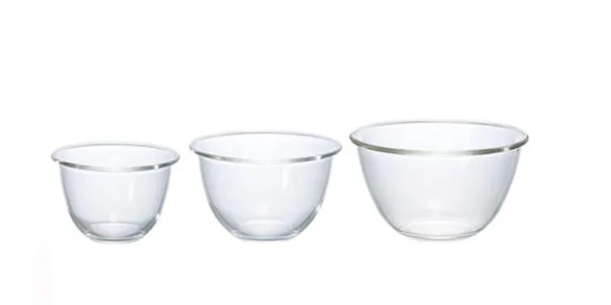 ハリオ MXPN-3704 耐熱ガラス製 ボウル 900ml 1500ml 2200ml