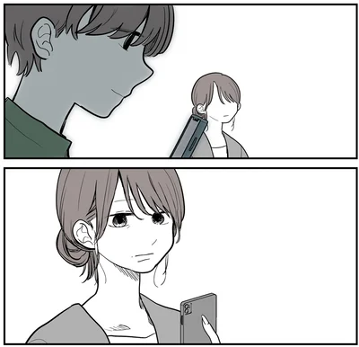 何かを察する母