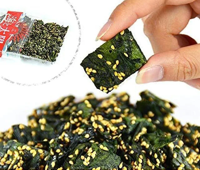 パリパリさくさく！わかめせんべい