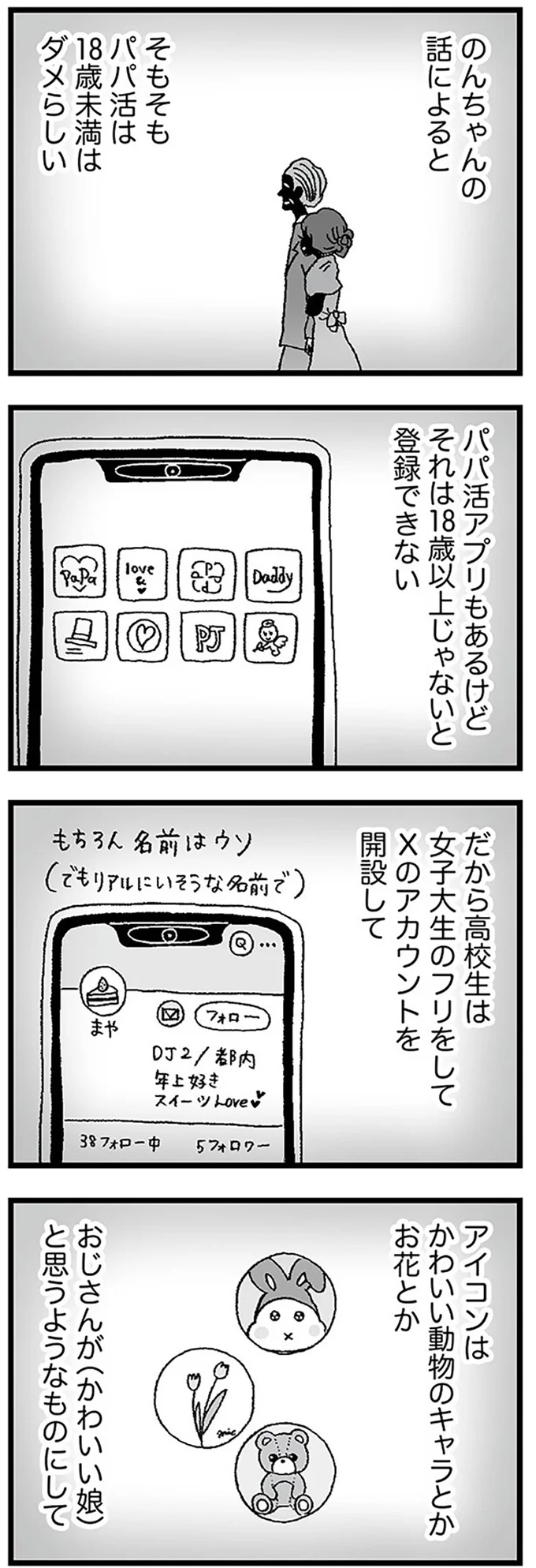 『娘がパパ活をしていました』より