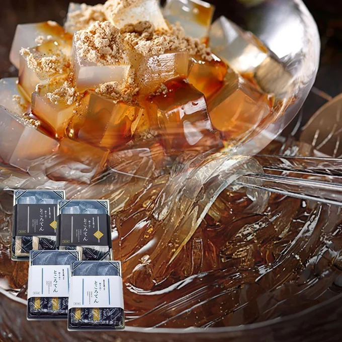 豆の文志郎 磨き水 ところてん 突き・角切セット