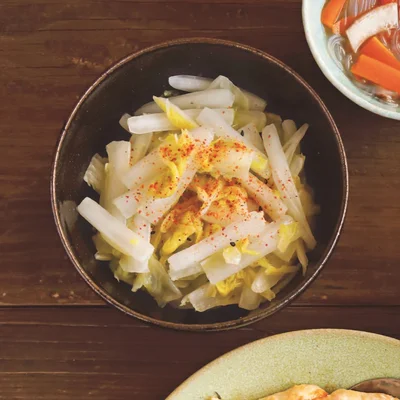 さっぱりとして、箸休めにぴったり「白菜の甘酢あえ」