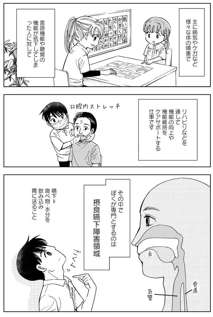 ぼくが専門とするのは摂食嚥下障害領域
