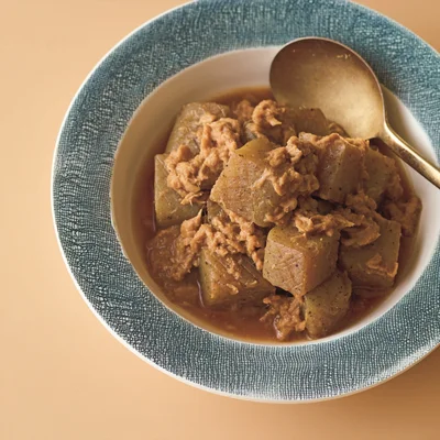 ツナとみそを合わせてコクと深みのある味に「こんにゃくのツナみそ煮」