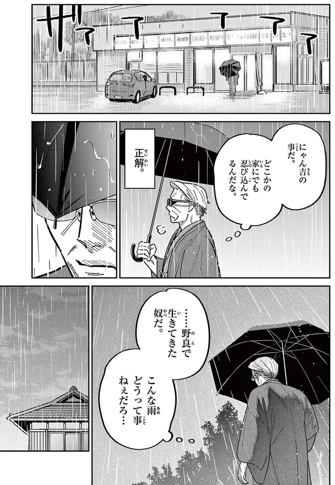 こんな雨、どうって事ねぇだろ...