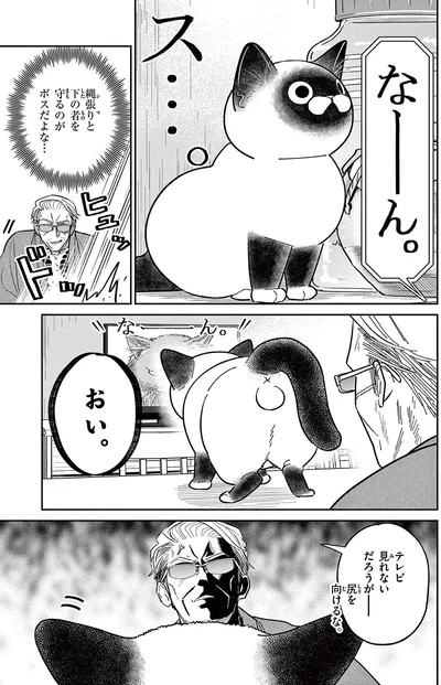 縄張りと下の者を守るのがボスだよな