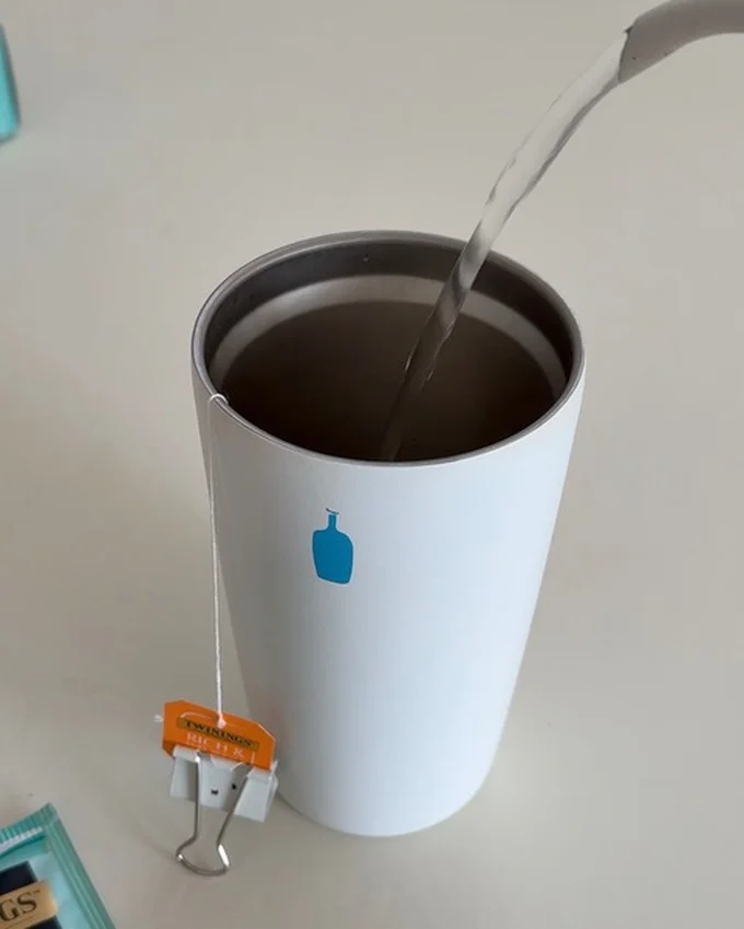 紅茶のタグにダブルクリップを付けておくと安心！