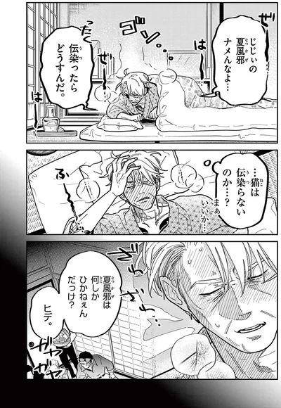 じじぃの夏風邪ナメんなよ...伝染ったらどうすんだ