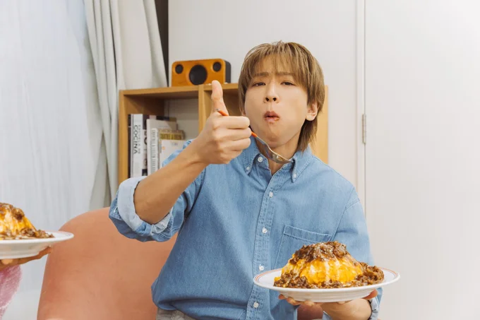 小山さんのグッドポーズ、出ました！