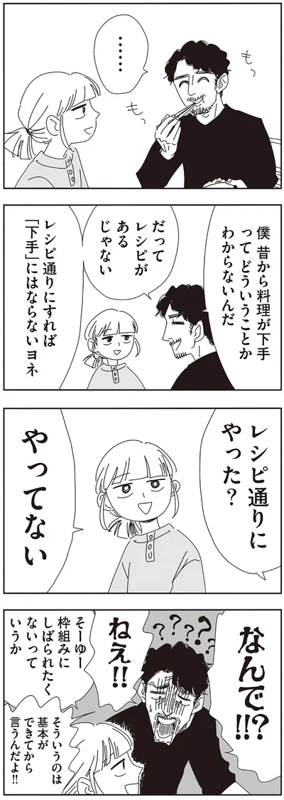 レシピ通りにやった？