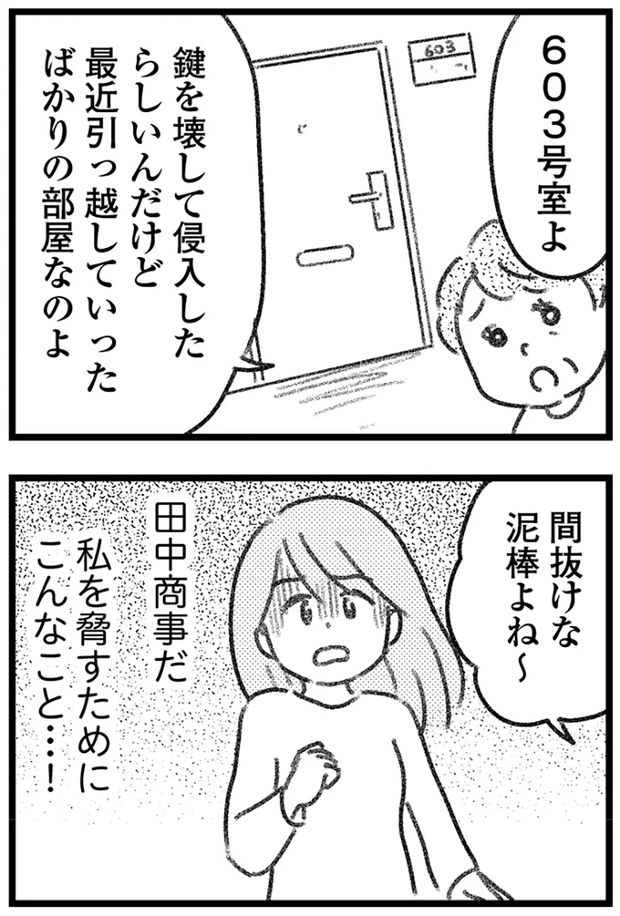 間抜けな泥棒よね～