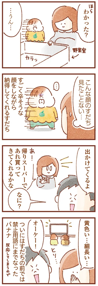 黄色い…細長い…