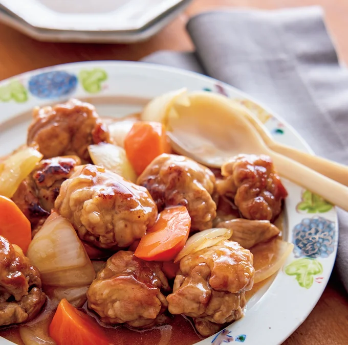 豚こまを簡単だんごにしてボリュームアップ！「豚こまだんごの酢豚」【コスパ食材のおかず】