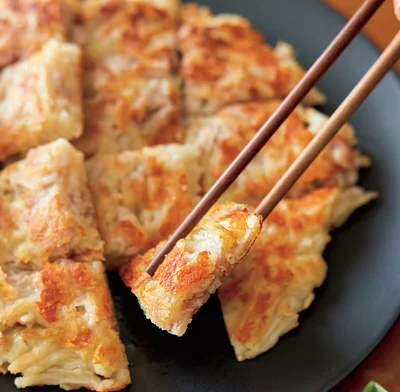 豚こまとえのきのチヂミ