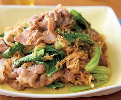 豚こまと切り干し大根のチャプチェ風