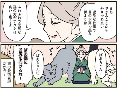 猫の愛情表現だから…