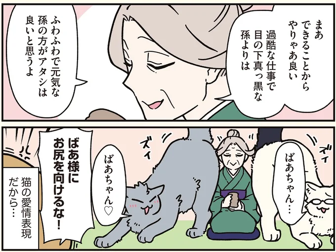 猫の愛情表現だから…